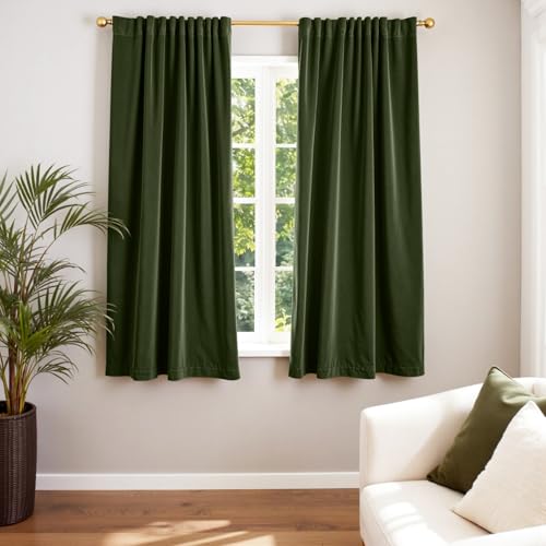 Lazzzy Green Velvet Curtain