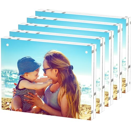 HELPLEX Acrylic Magnetic Frames (5-Pack)