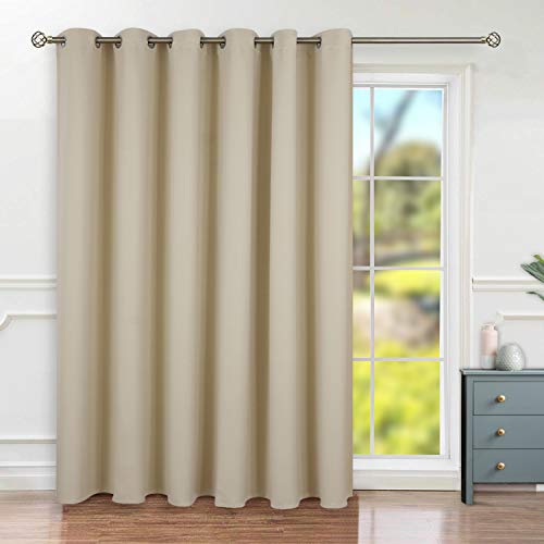 BGment Sliding Door Blackout Curtain (Beige)