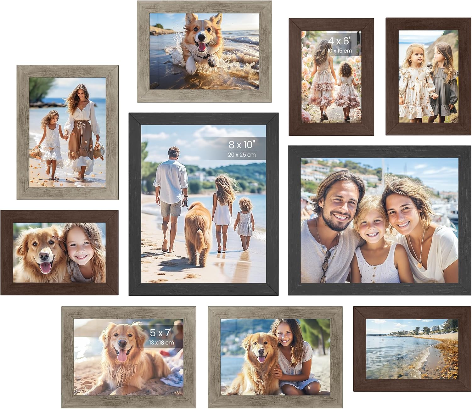 SONGMICS Picture Frames Set of 10