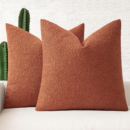 MIULEE Boucle Pillow Covers