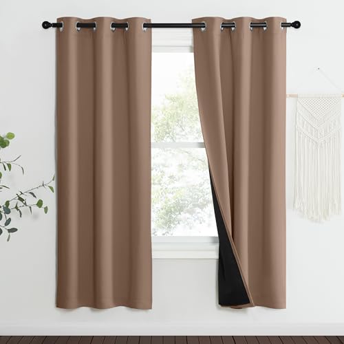 NICETOWN 100% Blackout Curtains Thermal