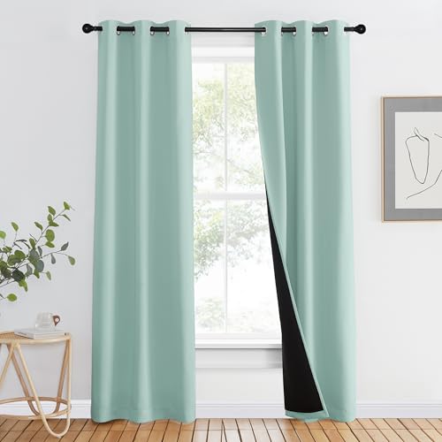 NICETOWN Aqua Blue 37 x 80