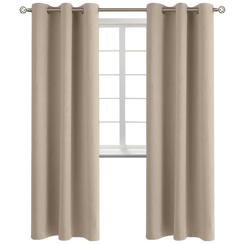 BGment Blackout Curtains (38 x 84, Sand)
