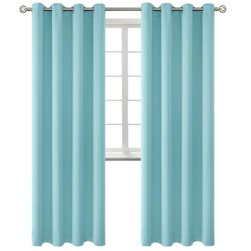 BGment Blackout Curtains (52 x 84, Baby Blue)