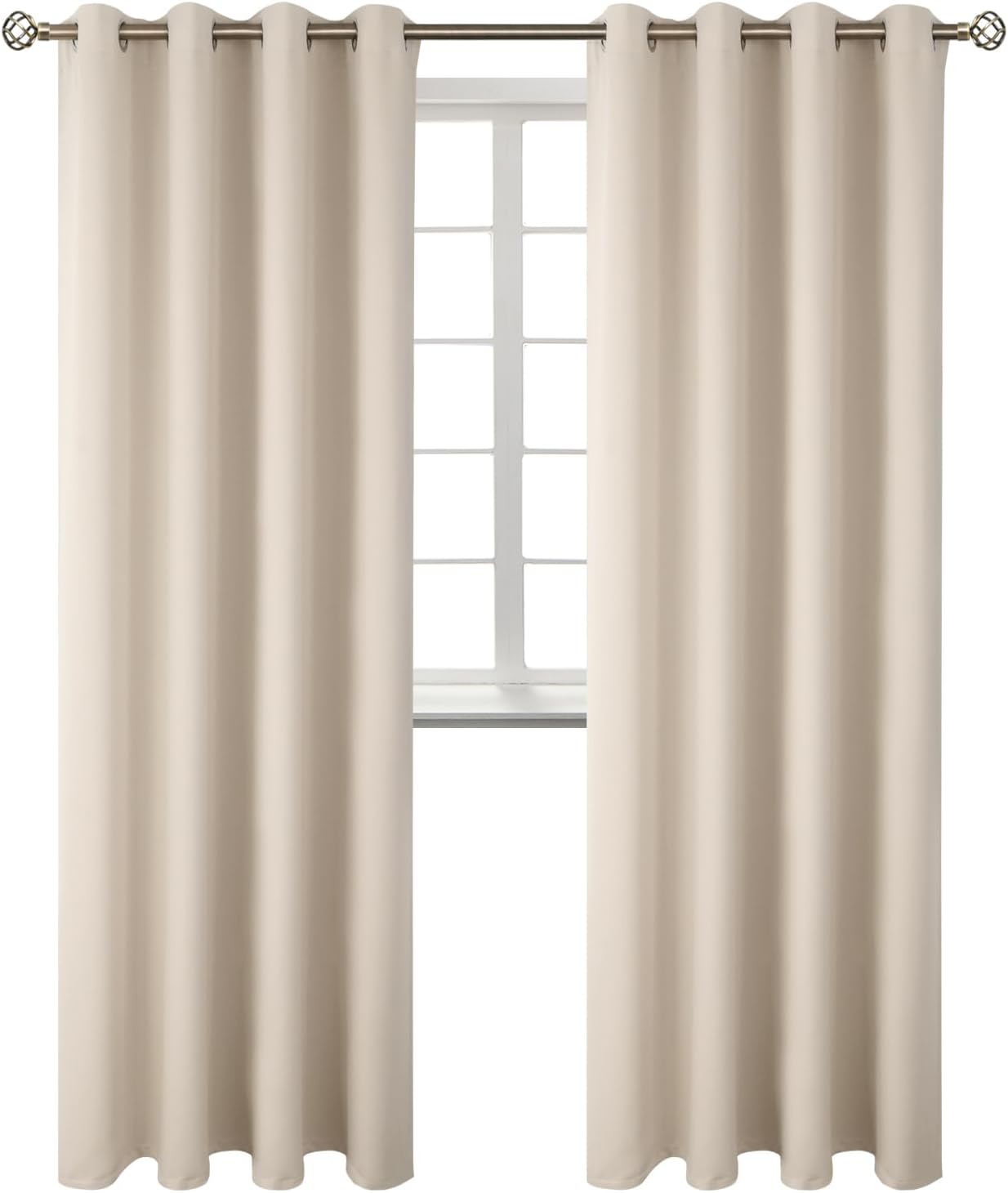 BGment Blackout Curtains (Champagne)