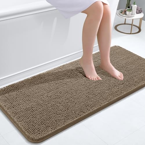 OLANLY Bathroom Rugs 47x20