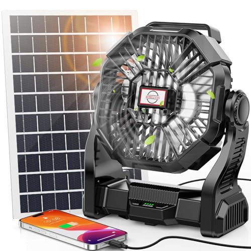 Art In Real 30000mAh Solar Fan