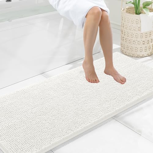 Smiry Luxury Chenille Bathroom Rugs 59x20