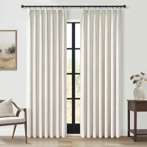 Topfinel 92" Linen Blackout Panels