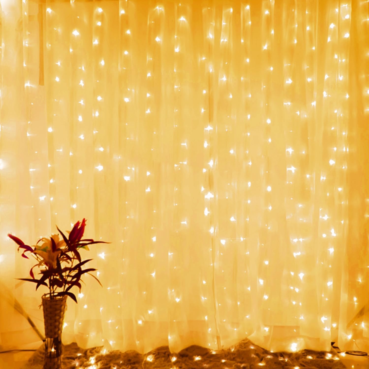 Brightown 1200 LED Curtain String Lights