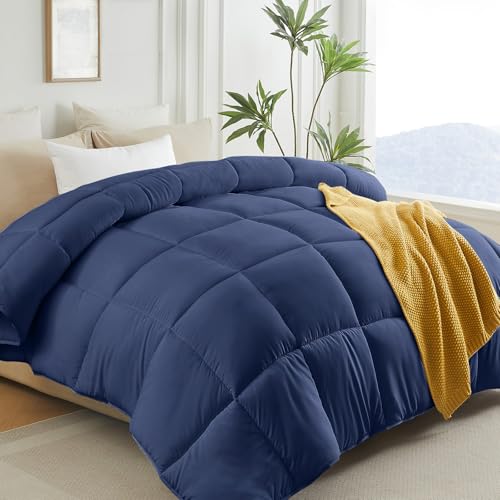 L LOVSOUL Duvet Insert King (Dark Blue)