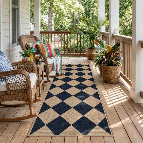 Lahome Checkered Easy Jute Runner