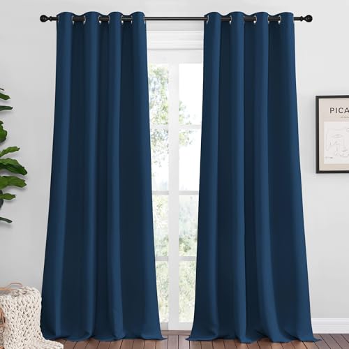 NICETOWN Moroccan Blue 96" Blackout
