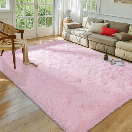 Softlife Light Pink 8x10 Area Rug