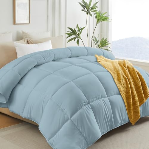 L LOVSOUL Duvet Insert King (Light Blue)