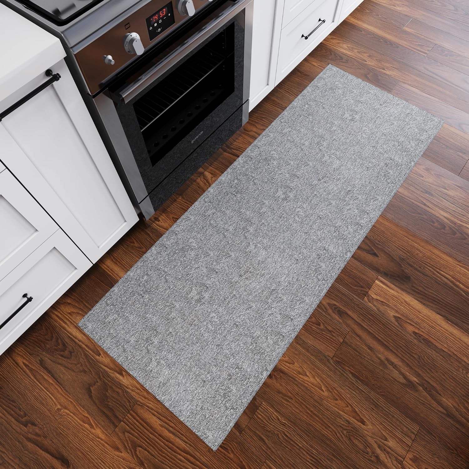 Ottomanson 2'7" x 9' Ultra-Thin Runner (Gray)