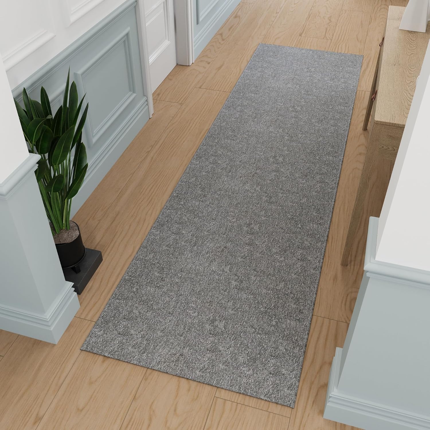 Ottomanson 2'7" x 28' Gray Runner