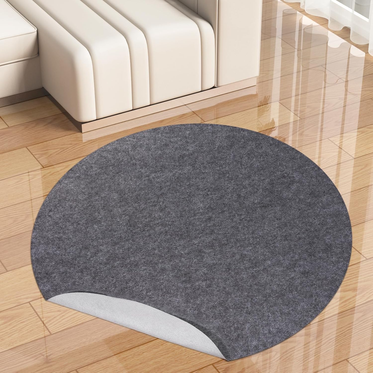 TUOTPE Non-Slip Rug Pad (Round 8 Ft)