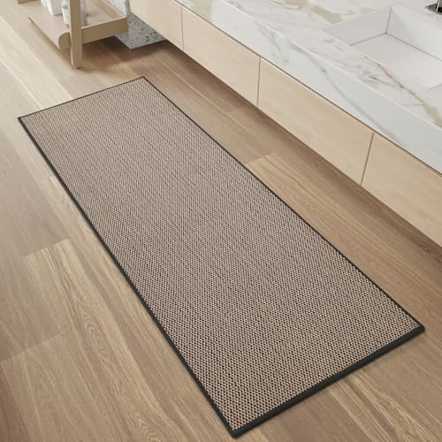 PADOOR Braided Thin Bath Mat