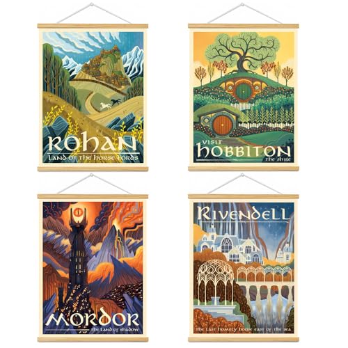 Meksular Middle Earth Canvas (Most Reviewed)