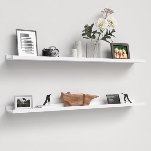 Boswillon 47.2in Floating Shelves (White)