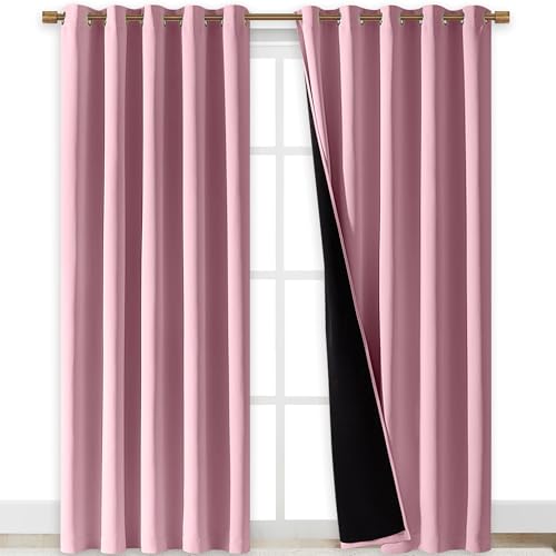 NICETOWN Crystal Pink 70 x 84 inch