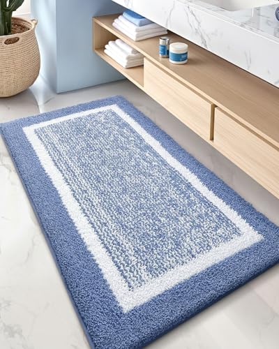 Color&Geometry 24x43 Light Blue Runner