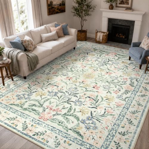 Wonnitar Floral Area Rug