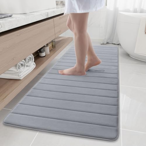 Buganda Memory Foam 70" x 24" (Medium Grey)