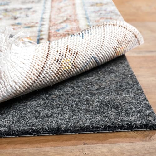 BAGAIL Felt and Natural Rubber Backing Rug Pads 1/8 Thick, 6 x 9 Ft Non Slip Rug Gripper Keep Rugs in Place, Under Area Rug Protective Cushioned Pads, Carpet Runners, Hardwood Floors Protection