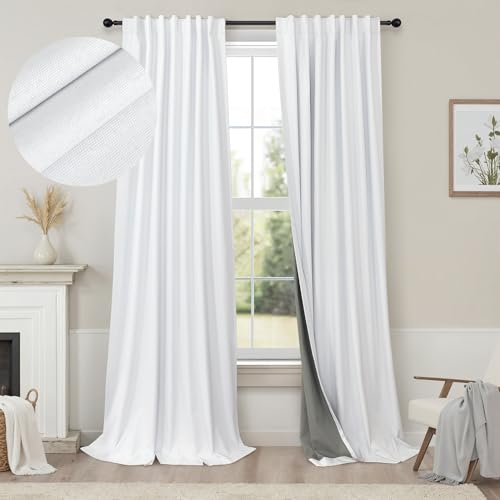 Pitalk White Linen Blackout