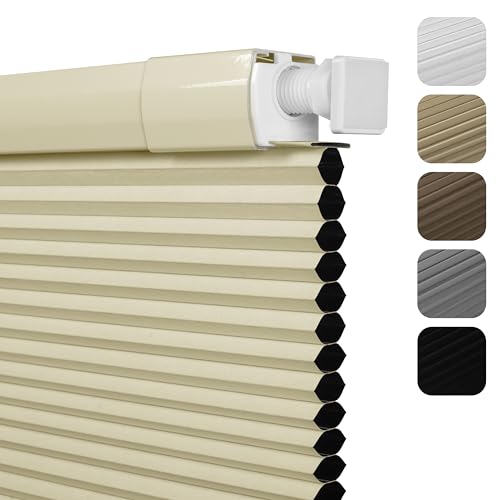 Sulugood 37" x 48" Beige Cellular Shades
