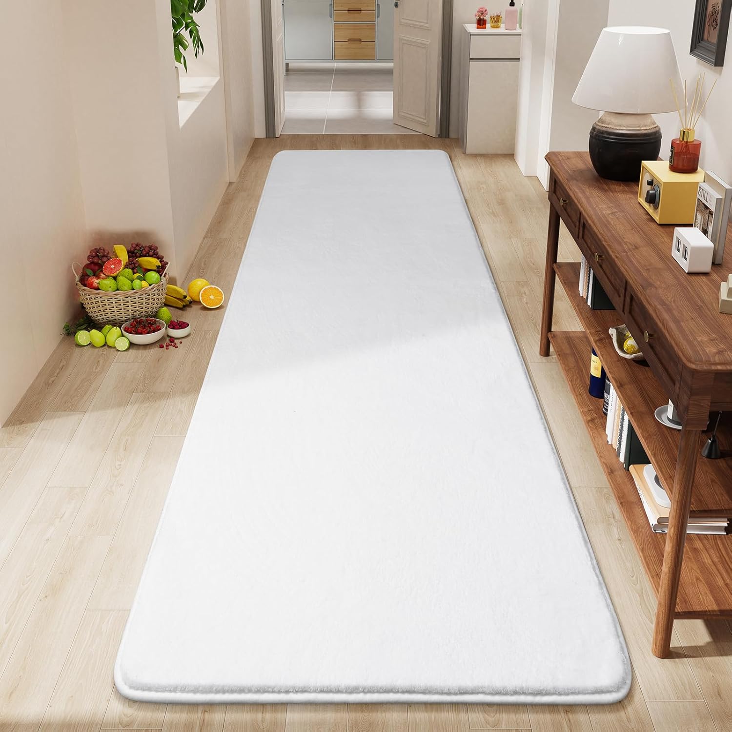 Amearea 2x8 Memory Foam Runner (White)