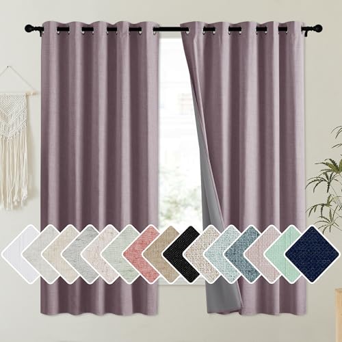NICETOWN 62 x 63 in Linen Blackout