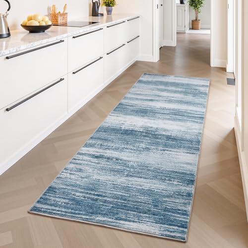 PADOOR Modern Abstract Runner Rug