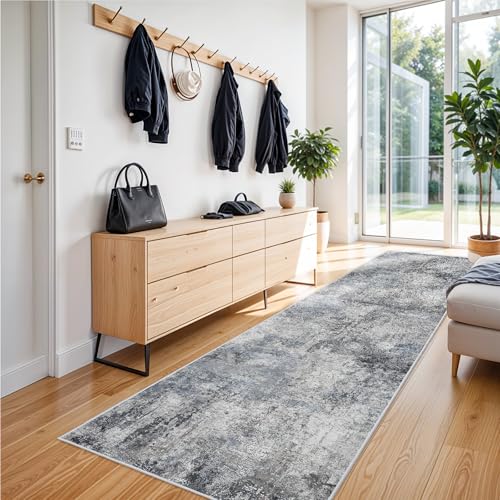 RUUGME Washable Abstract 3x8 Runner Rug