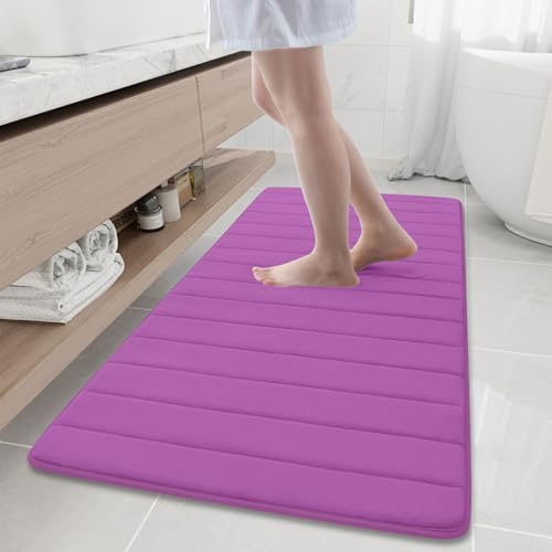 Buganda Memory Foam Bath Mat, 60" x 24"