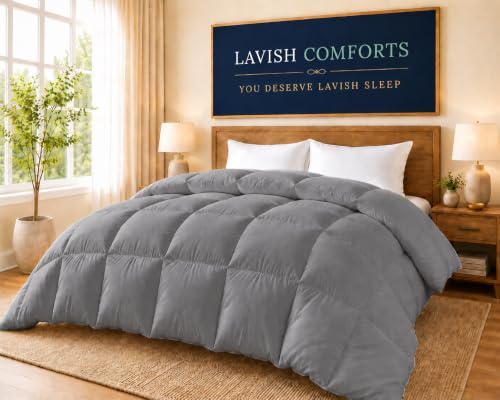 Lavish Comforts Gray Queen Comforter