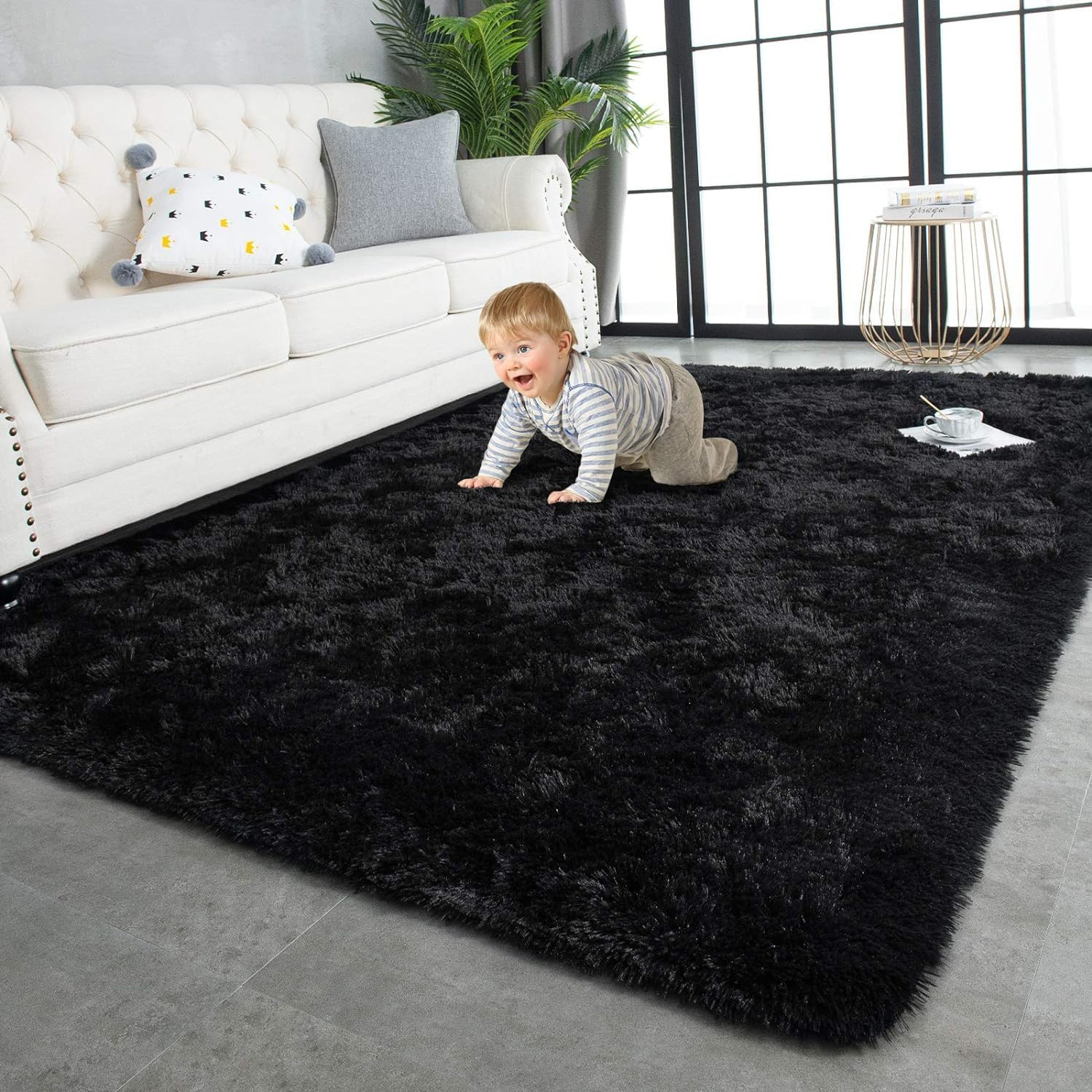 TWINNIS Shaggy Rug 7x10