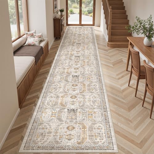 befbee 2'6" x 16' Runner (Brown/Gold)