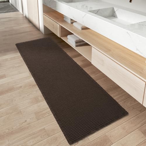 AMOAMI 2'x4' Waffle Runner (Chocolate)
