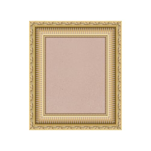 ArtXO Wooden 8x10 Gold Frame