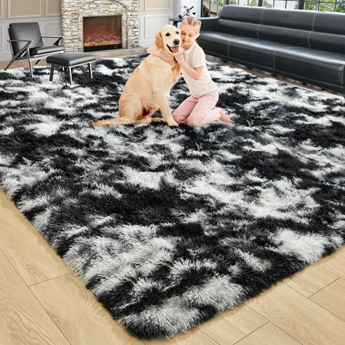 Noahas Large Fluffy 6x9 Area Rug