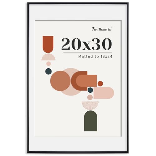 Fun Memories Modern Arched 20x30 (Black)