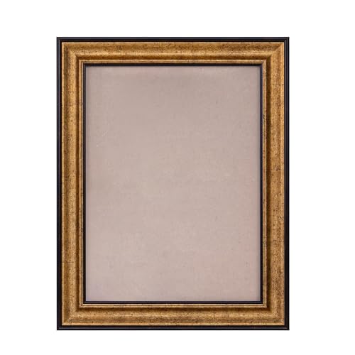 Vintage Bronze A3 Frames for Wall Photo Display: Classic Baroque Picture Frames A3 for Canvas Painting, Diploma, Artwork, Puzzles, Victorian Gallery Wall Photo Frames