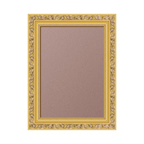 A3 Rustic Picture Frame for Home Wall: Wooden 11.75 by 16.5 Gold Frames for Family Friends Grandpa Photo Display, Ornate Vintage Gallery Wall Frame for Canvas Diploma Poster