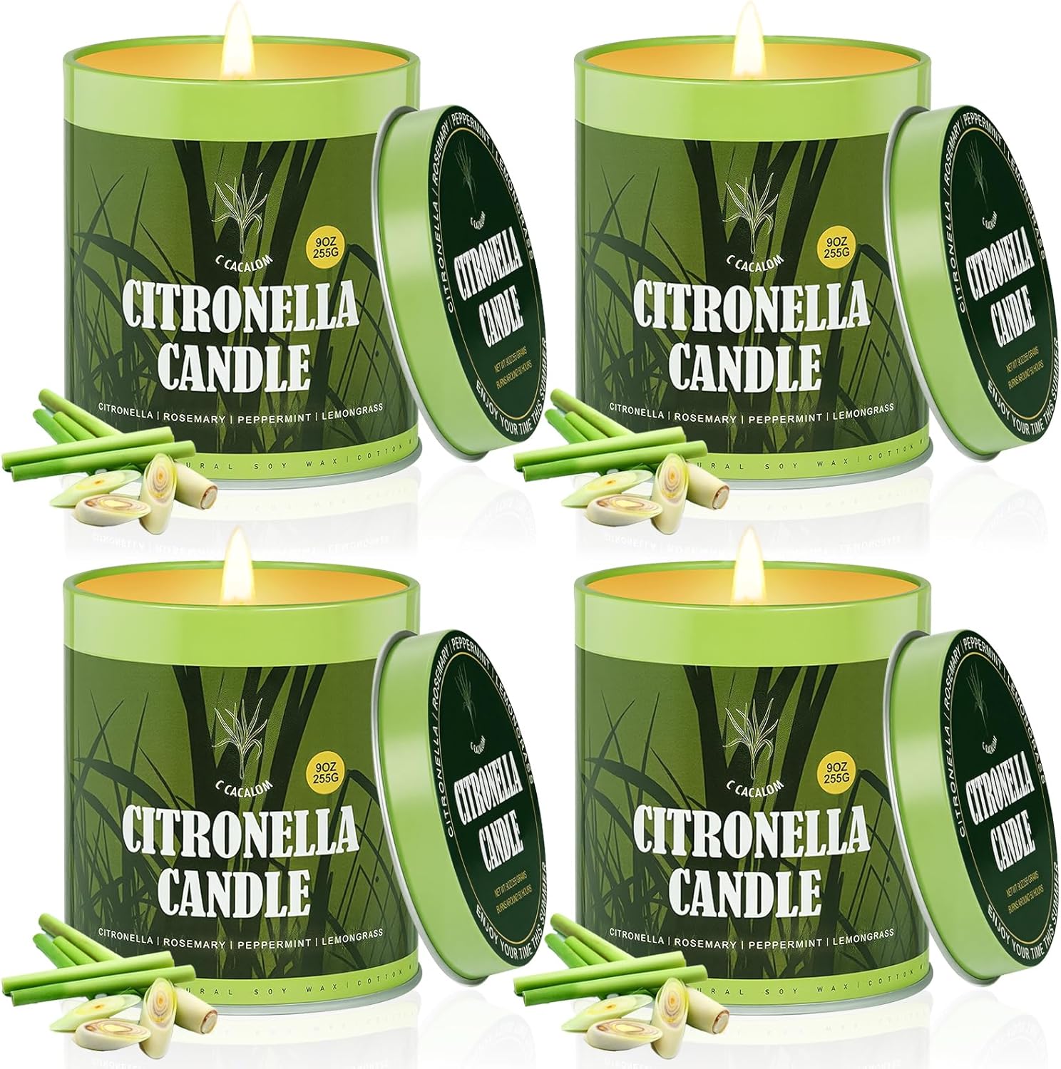 36oz Citronella Candles Outdoor Set