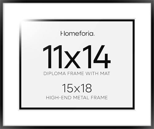 Homeforia 15x18 Diploma Frame Black