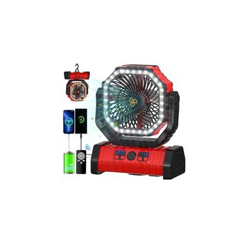 ADUST Camping Fan (Red)